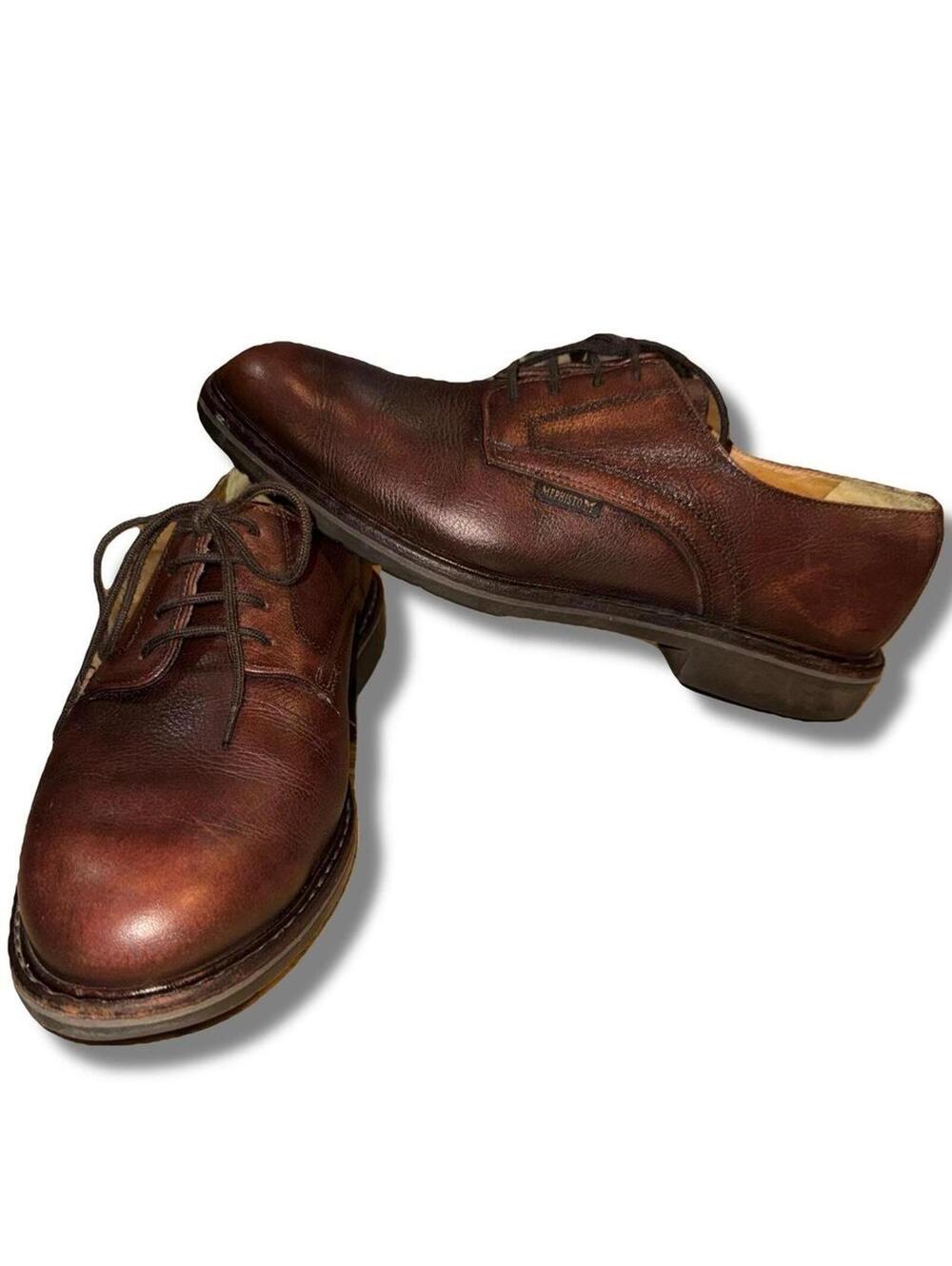 Vintage Mephisto Abel Air Relax Goodyear Welt Brown lace up Oxford shoes sz 9.5